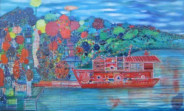 Lyndal Campbell Houseboat